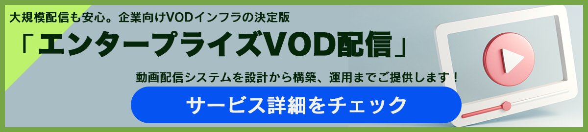 動画配信サービス 設計/構築（ホスティング）